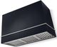AGA Loge 48" Gloss Black Wall Mounted Range Hood  with Brushed Nickel Trim-0