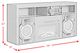 Elements International St.Cloud Black Fireplace with Sound System-1
