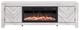 Signature Design by Ashley® Cayboni Whitewash 71" TV Stand with Electric Fireplace-0