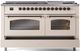 Ilve® Nostalgie II Series 60" Antique White Pro Style Dual Fuel Range-4