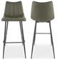 Moe's Home Collection Alibi 2-Piece Green Barstool Set-1