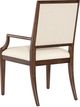 Hooker® Furniture Archives Classic Walnut/Curate Wheat Upholstered Dining Arm Chair-3