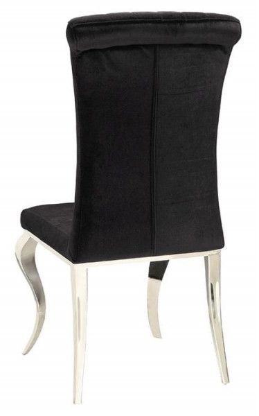 Coaster® Betty 4-Piece Black Side Chairs-1