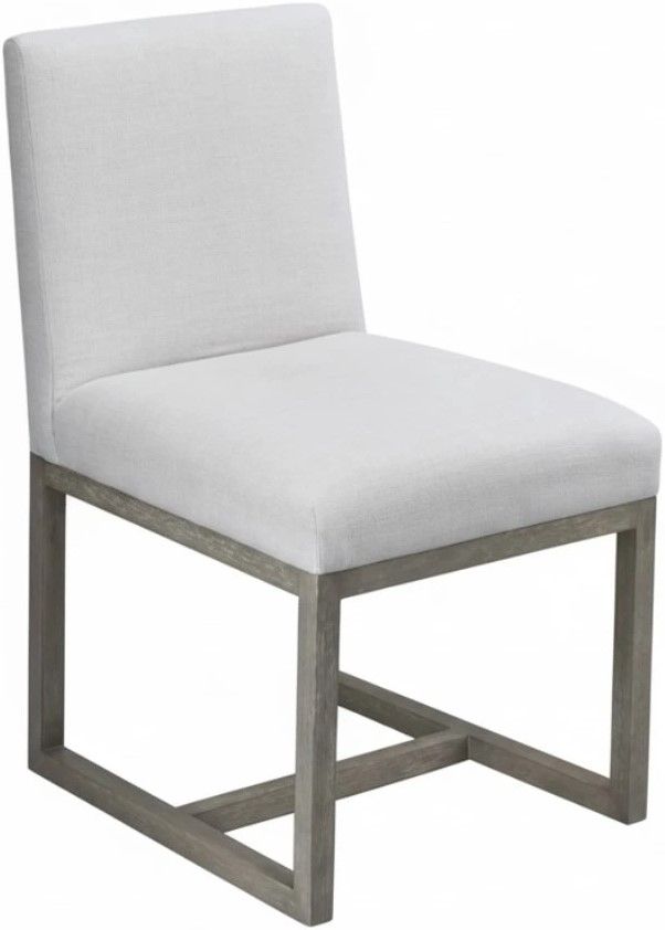 Universal Explore Home™ Modern Carter Flint/White Upholstered Dining Side Chair-0
