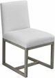 Universal Explore Home™ Modern Carter Flint/White Upholstered Dining Side Chair-0