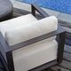 Uttermost® Remsen Java Black/Oyster Fabric/Metal Outdoor Lounge Chair-2