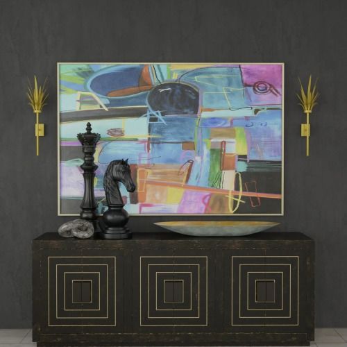 Harp & Finial® Doric Brass Sconce-1