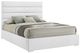 Coaster® Felicity White Eastern King Upholstered Platform Bed -0