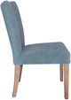 Nest Home Collections Sasha Ocean Blue/Gray Wash Dining Chair-4