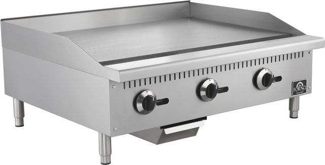 FORNO® 36" Stainless Steel Commercial Natural Gas Griddle -1