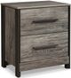 Signature Design by Ashley® Cazenfeld 5-Piece Black/Gray King Panel Bed Set-4