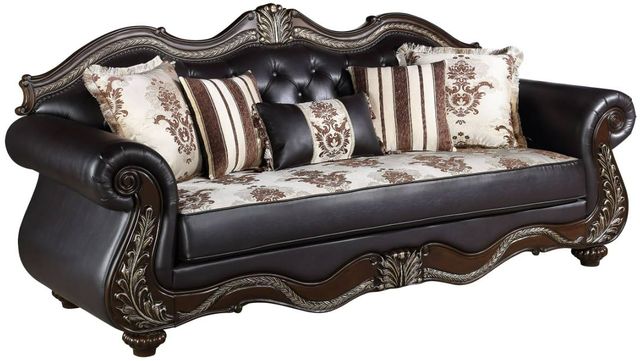 New Classic® Home Furnishings Maximus Brown Sofa-0
