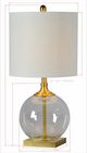 Forty West Laurel Clear/Gold Table Lamp-1