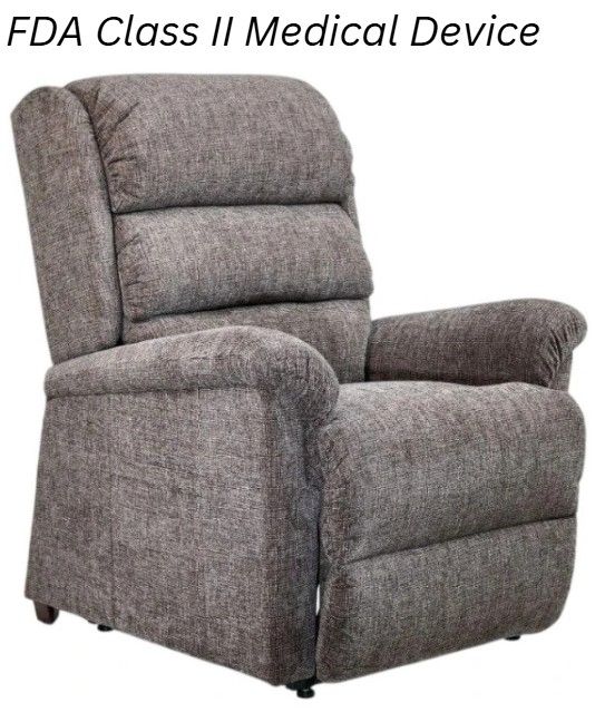 UltraComfort™ Polaris Asher Small Power Lift Recliner with 4 Motor Heat and Vibrating Massage-0