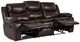 Homelegance® Bastrop Brown Double Manual Reclining Sofa-4