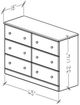 Perdue Woodworks 12,000 Essential Brown Drawer Dresser-2