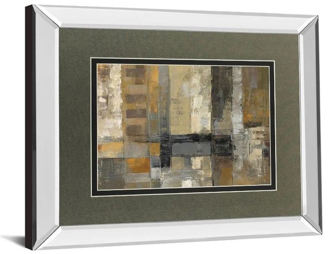 Classy Art One Way Street by Silvia Vassileva Mirror Framed Wall Art-1