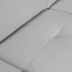Armen Living Bergen Dove Gray Genuine Leather Square Arm Sofa-4