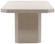 Dovetail Furniture Prism Ivory Concrete Outdoor Dining Table-2