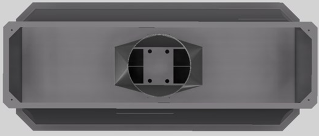Vent-A-Hood® Designer Series 66" Gunsmoke Island Range Hood-2