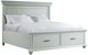 Elements International Slater 4-Piece Gray King Platform Bedroom Set-1