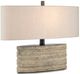 Currey & Company Innkeeper Rustic/Vanilla Table Lamp-0