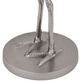 Currey & Company Crane Clear Accent Table with Silver Base-3