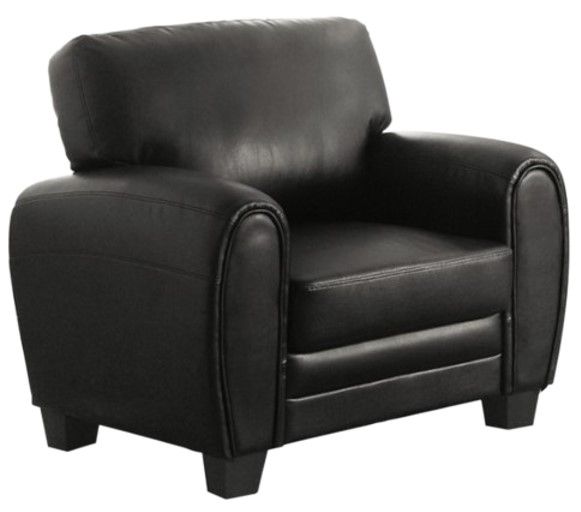 Homelegance® Rubin Black Chair-0