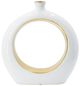 A & B Home Gold/White Open Accent Vase-1