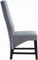 ACME Furniture Kini 2-Piece Black/Gray Upholstered Dining Side Chair Set-4