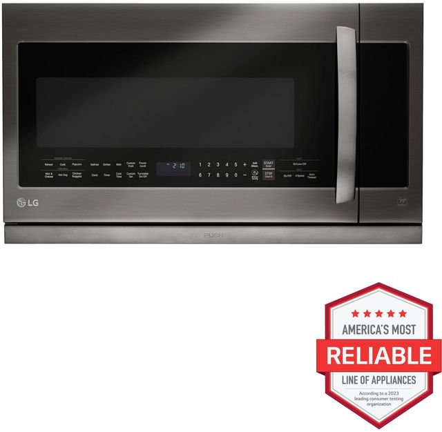 LG 2.2 Cu. Ft. Black Stainless Steel Over The Range Microwave-1