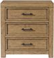 Riverside Furniture Bozeman Toasted Almond 3-Drawer Nightstand-1