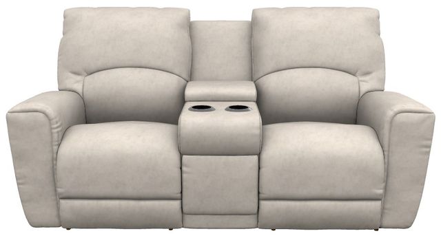 La-Z-Boy® Cassian Oyster Power Reclining Loveseat with Console and Headrest-1