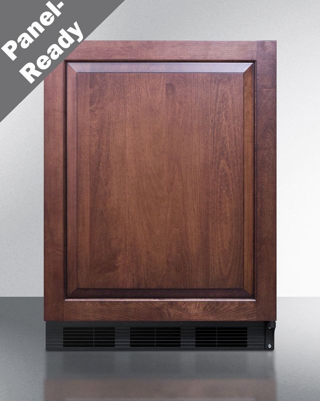Summit® 24" 5 Cu. Ft. Panel Ready Under The Counter Refrigerator -1