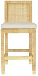 TOV Furniture Amara Cream/Natural Rattan Counter Stool-3