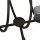 A & B Home Mendoza Gunmetal Spiral Candle Holder-3