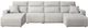 Signature Design by Ashley® Modmax II 4-Piece Stone Power Reclining U-Shape Sectional and Chaise-0
