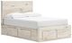 Benchcraft® Lawroy Light Natural Full Storage Panel Bed-0