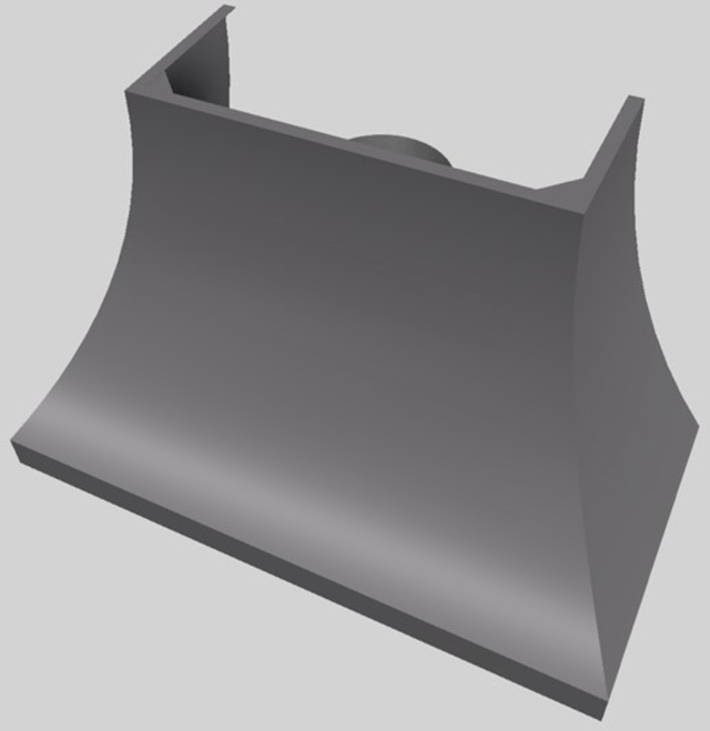 Vent-A-Hood® Designer Series 48" Gunsmoke Wall Mounted Range Hood-3