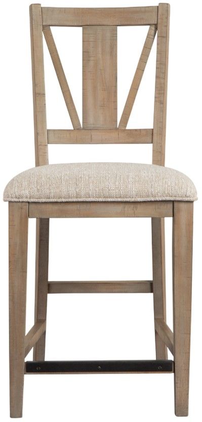 Magnussen Home® Paxton Place Baja Fog/Dovetail Gray Counter Chair-3
