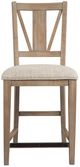 Magnussen Home® Paxton Place Baja Fog/Dovetail Gray Counter Chair-3