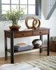 Hammary® Slaton-Hamilton Brown Sofa Table-1