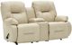 Best® Home Furnishings Customizable Brinley Leather Manual Rocker Reclining Loveseat with Console-0