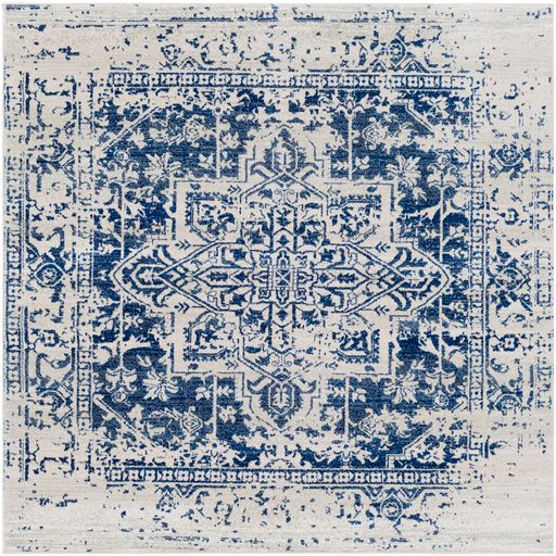 Surya Harput Blue 7' Square Area Rug-0
