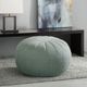 Olliix by Madison Park Seafoam Kelsey Round Pouf Ottoman-3