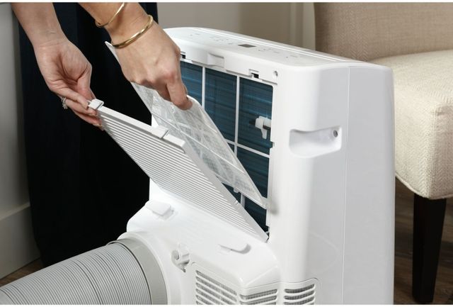 GE® 8500 BTU's White Portable Air Conditioner-11
