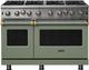 Viking® 5 Series 48" Eucalyptus Pro Style Gas Range-0