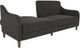 dhp furniture® Jasper Gray Futon-2