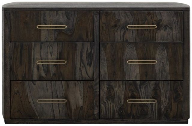 International Furniture Direct Balam Black Dresser-3
