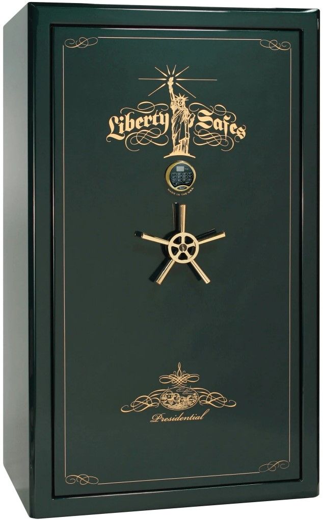 Liberty Safe Presidential Green Gloss 50 Electronic Lock Gun Safe-0